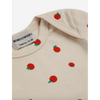 bobo choses tomato baby overall and vichy accessories set off white