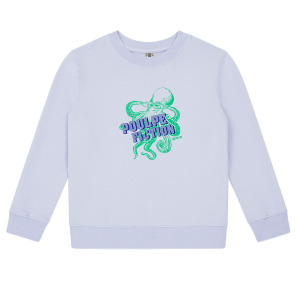 bonton smile sweatshirt blue