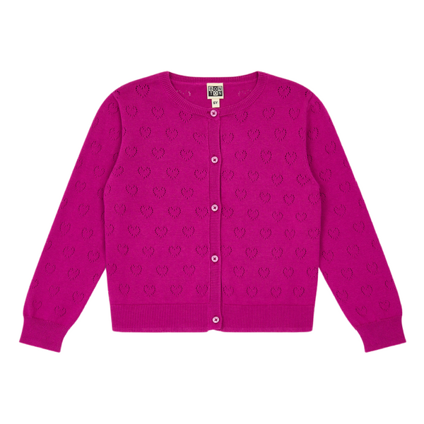 bonton lilet cardigan fuscia