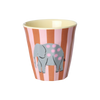 rice melamine kids cups set of fun fair pink prints