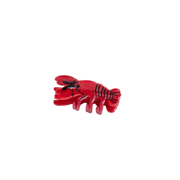 mini lobster hair claw clip