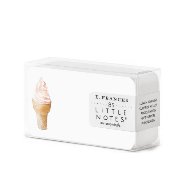 e. frances ice cream little notes