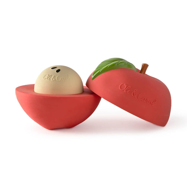 oli & carol apple stacking toy & rattle ball