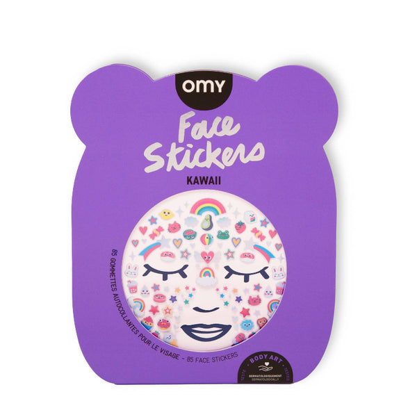 omy face stickers kawaii