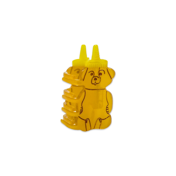 honey bear hair claw clip