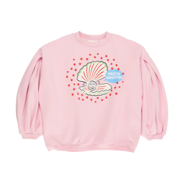 maison mangostan oyster sweatshirt pink