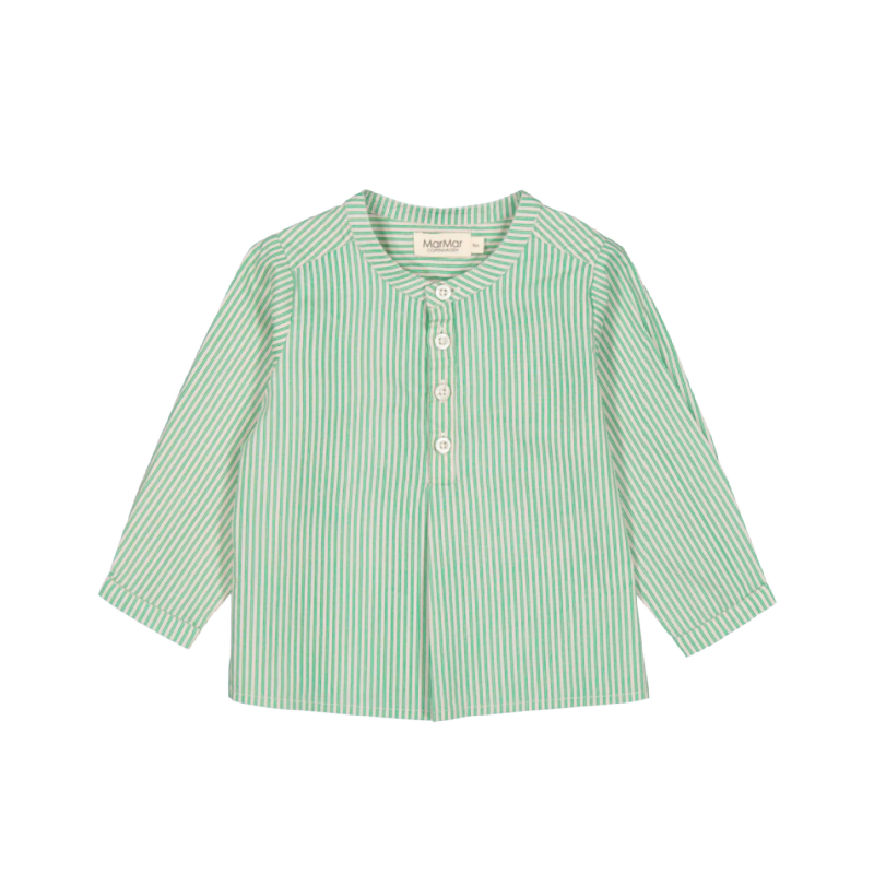 marmar copenhagen totoro shirt mint leaf stripe