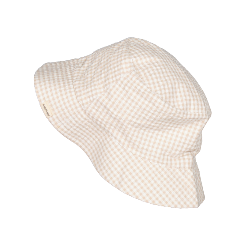 marmar copenhagen arida hat grey sand gingham