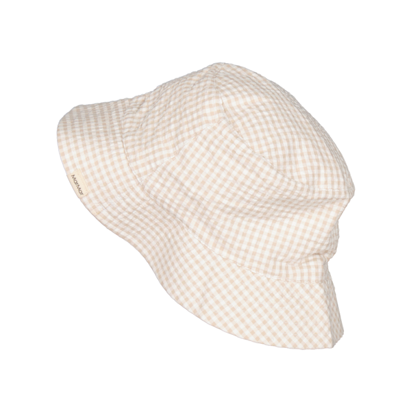 marmar copenhagen arida hat grey sand gingham