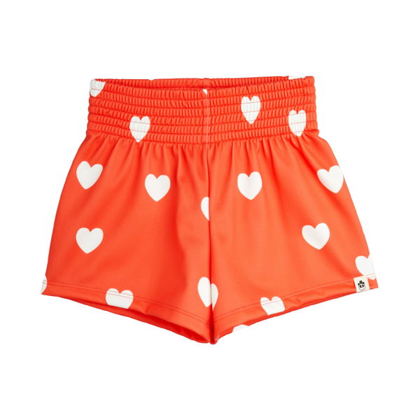 mini rodini hearts wct shorts red