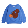 mini rodini squirrel chenille emb sweatshirt blue