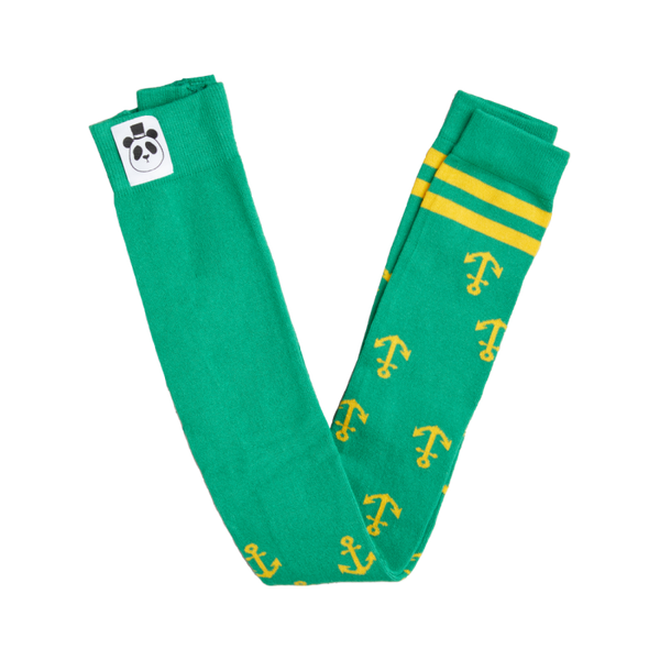 mini rodini anchor leggings green
