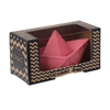 oli & carol origami boat pink