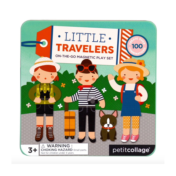 petit collage little travelers magnetic play set