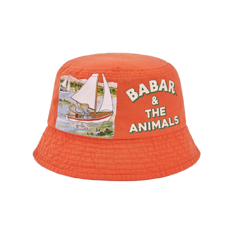 the animals observatory starfish kids cap red