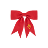 the animals observatory bow hair clip red