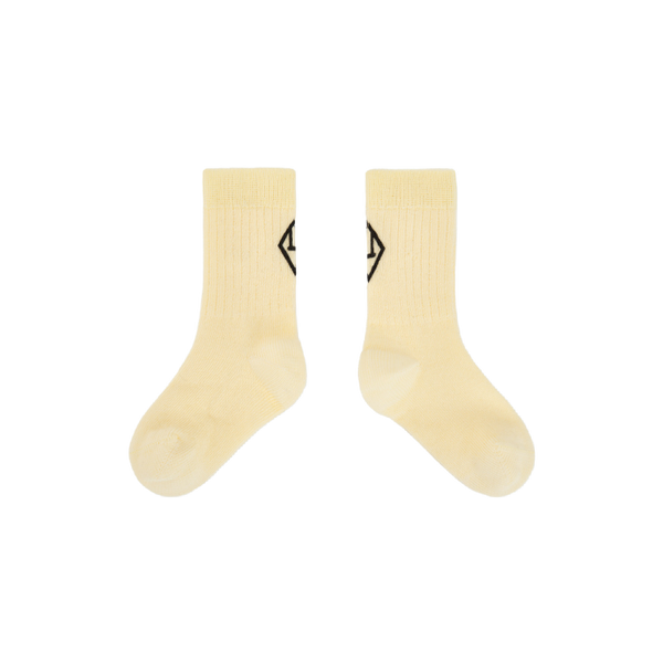 the animals observatory worm baby socks soft yellow
