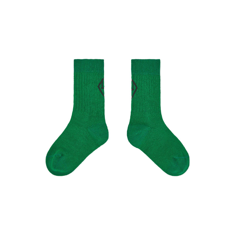 the animals observatory worm baby socks green