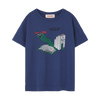 the animals observatory rooster t-shirt blue worm