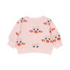 tinycottons clowns baby sweatshirt pastel pink
