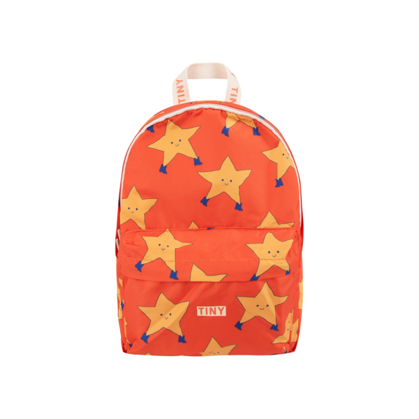 tinycottons dancing stars backpack summer red