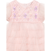 tutu du monde bebe lattice tulle dress heavenly pink