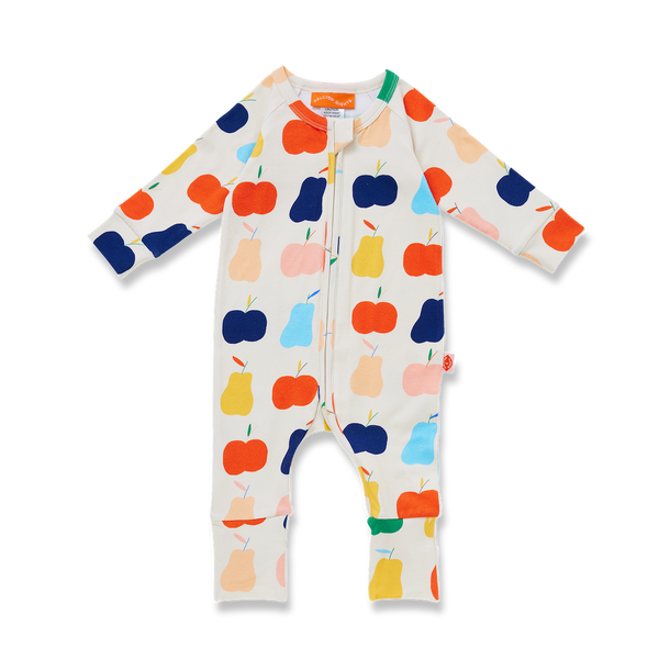 halcyon nights orchard baby zip romper