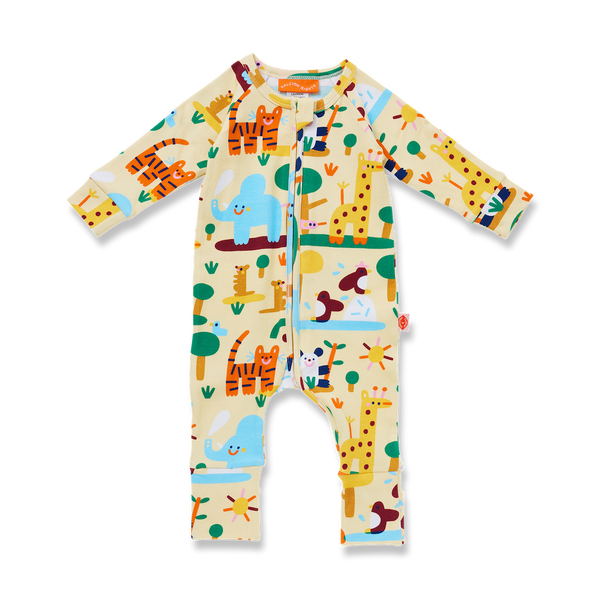 halcyon nights zoo crew baby zip romper