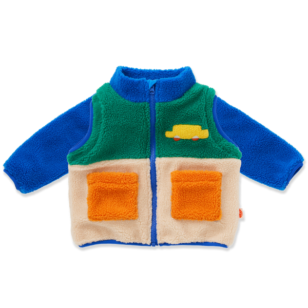 halcyon nights beep beep sherpa jacket