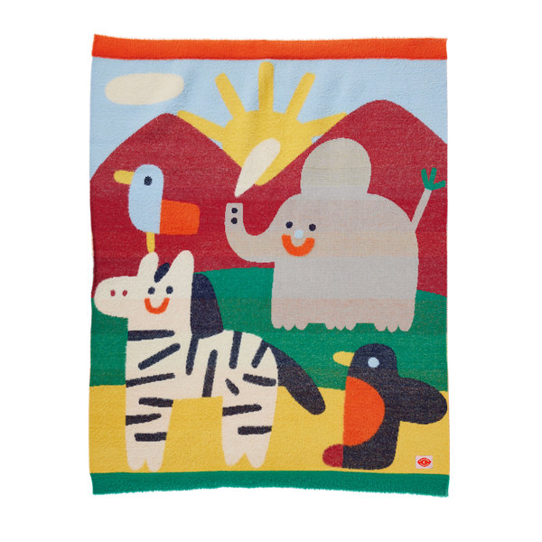 halcyon nights zoo crew knit blanket