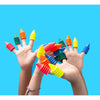 omy finger crayons neon