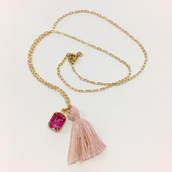 atsuyo et akiko rose necklace quartz - kodomo boston, fast shipping