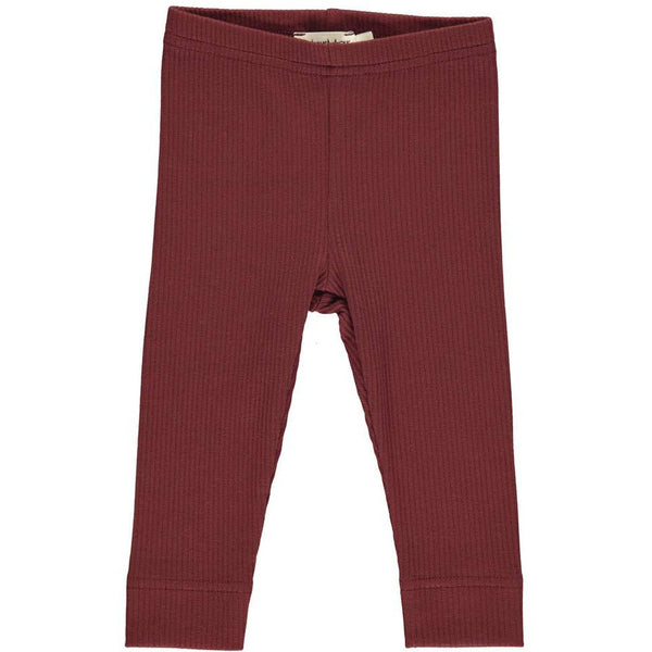 marmar copenhagen leggings wine - kodomo boston, unisex kids leggings.