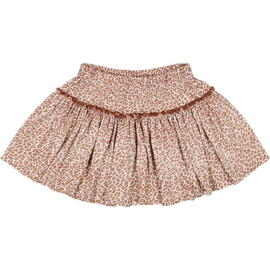 marmar copenhagen skirt rose brown leo, girl's sustainable skirts bottoms