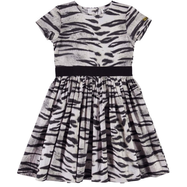 molo candy AOP dress tiger white
