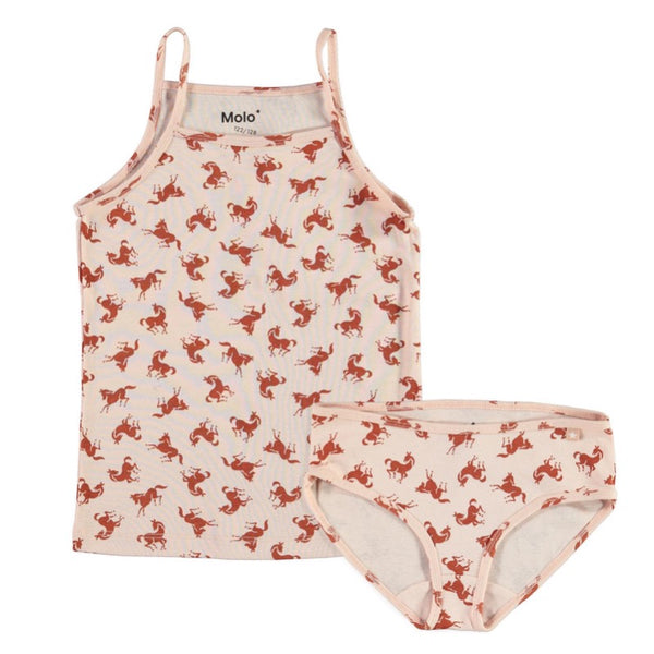 molo janice girl's underwear set mini horse