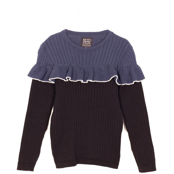 motoreta cala sweater navy and black stripe - kodomo