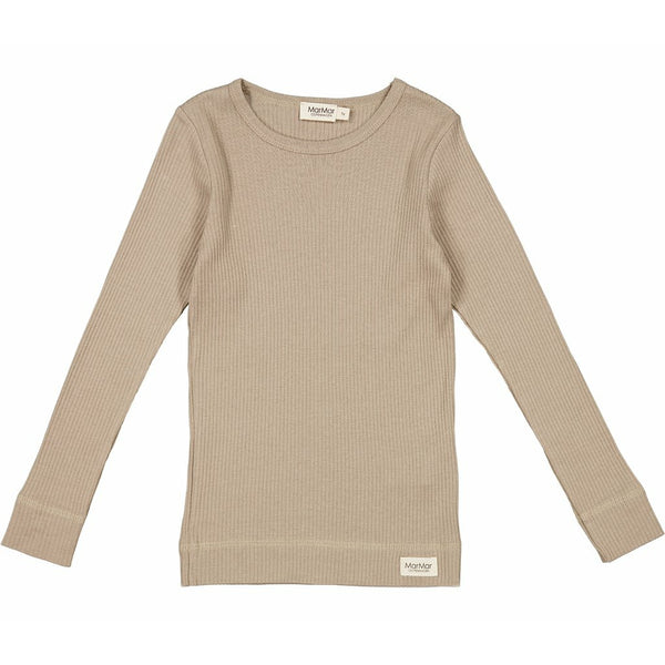marmar copenhagen plain long sleeve tee warm stone