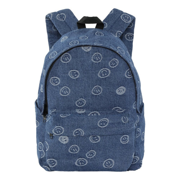 molo denim backpack blue happiness
