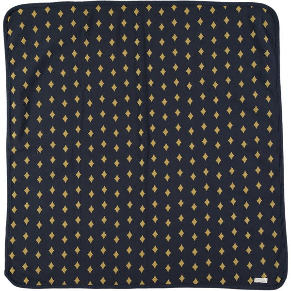 picnik baby blanket all over diamonds navy