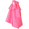 hucklebones bow back trapeze dress bright pink