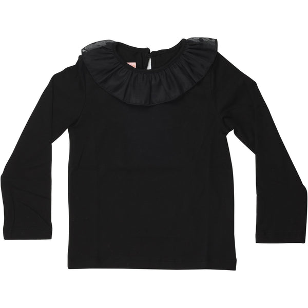 wauw capow by bang bang copenhagen amina t-shirt black, ethical girls and kids clothing for fall winter 2020 at kodomo boston, free shipping
