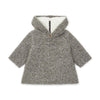 bonton baby fleece hooded jumper dune