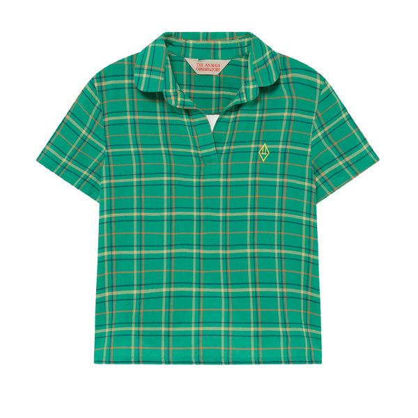 the animals observatory kangaroo kids shirt green logo