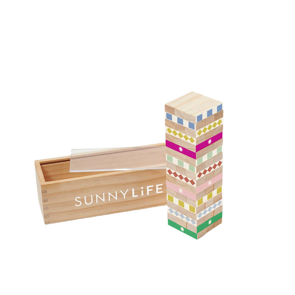 sunnylife travel jumbling tower majorelle