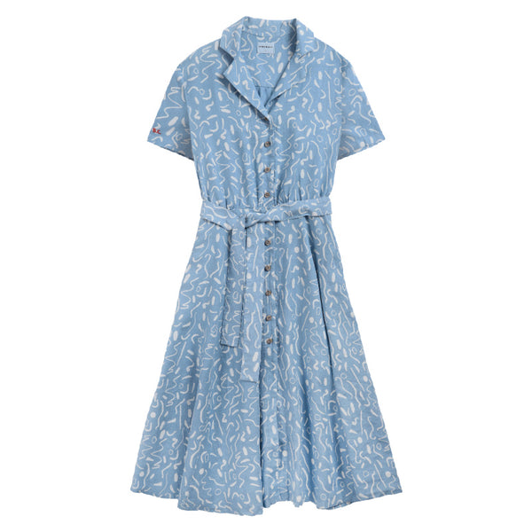 bobo choses serpentine v-neck womens dress