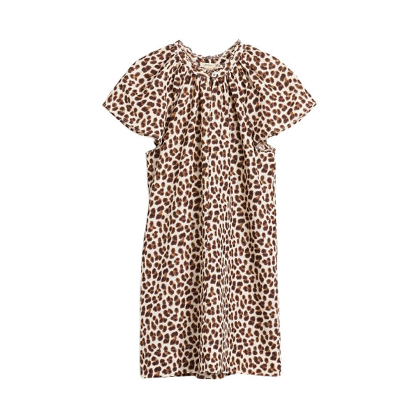bellerose audry dress leopard