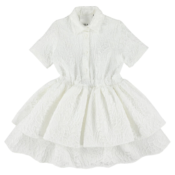 caroline bosmans dress flower white