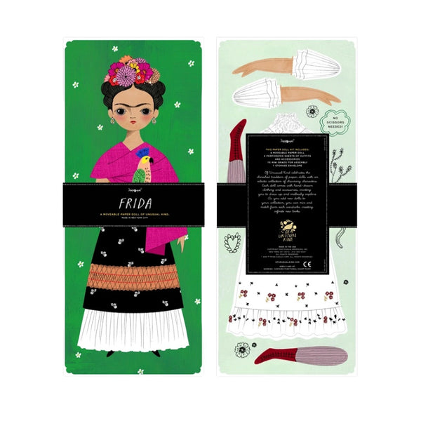 of unusual kind frida paper doll kit