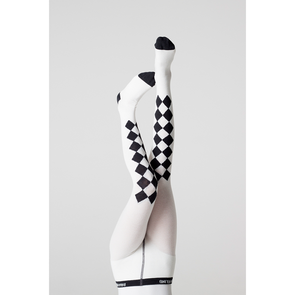 Girls harlequin tights top